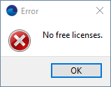 No free license