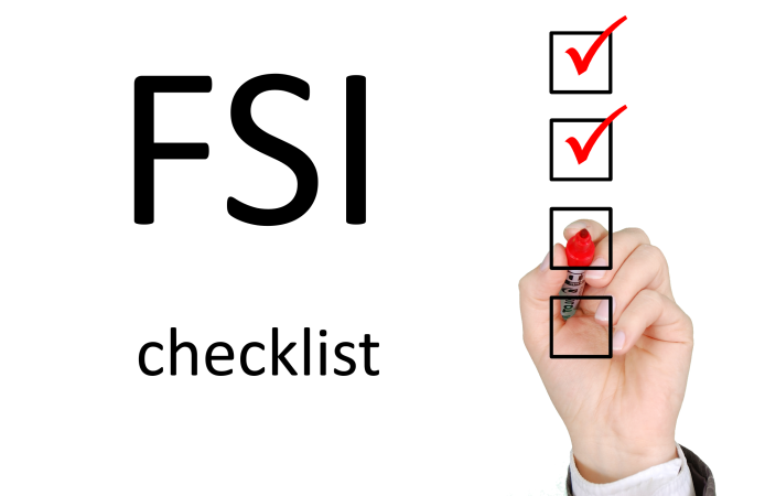 the-fsi-checklist