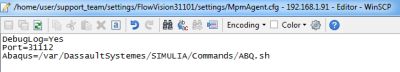 MpmAgent.cfg settings